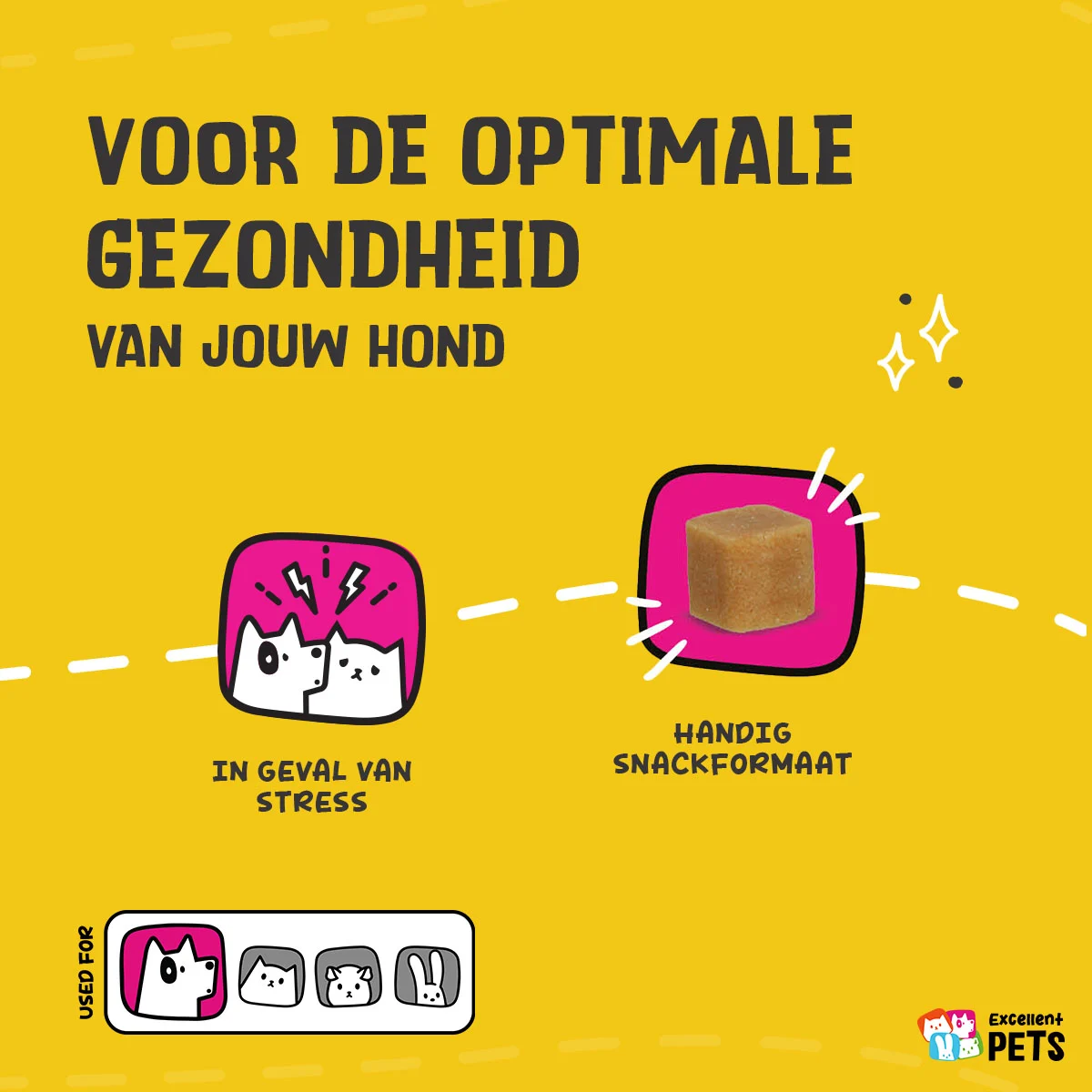 Zachte Kauwsnacks voor Honden bij Spanning, 60 Stuks – Excellent Pets No Stress Soft Chews - Afbeelding 5