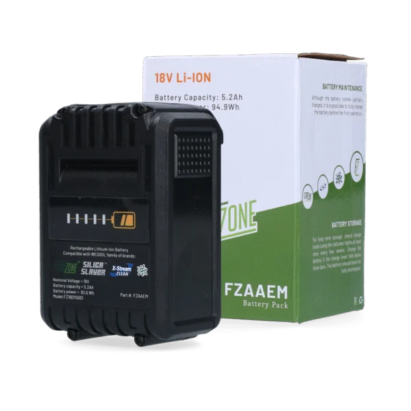 Accu voor Rugspuit en Trolleydrukspuit, 18 V en 5,2 Ah – FlowZone Concrete