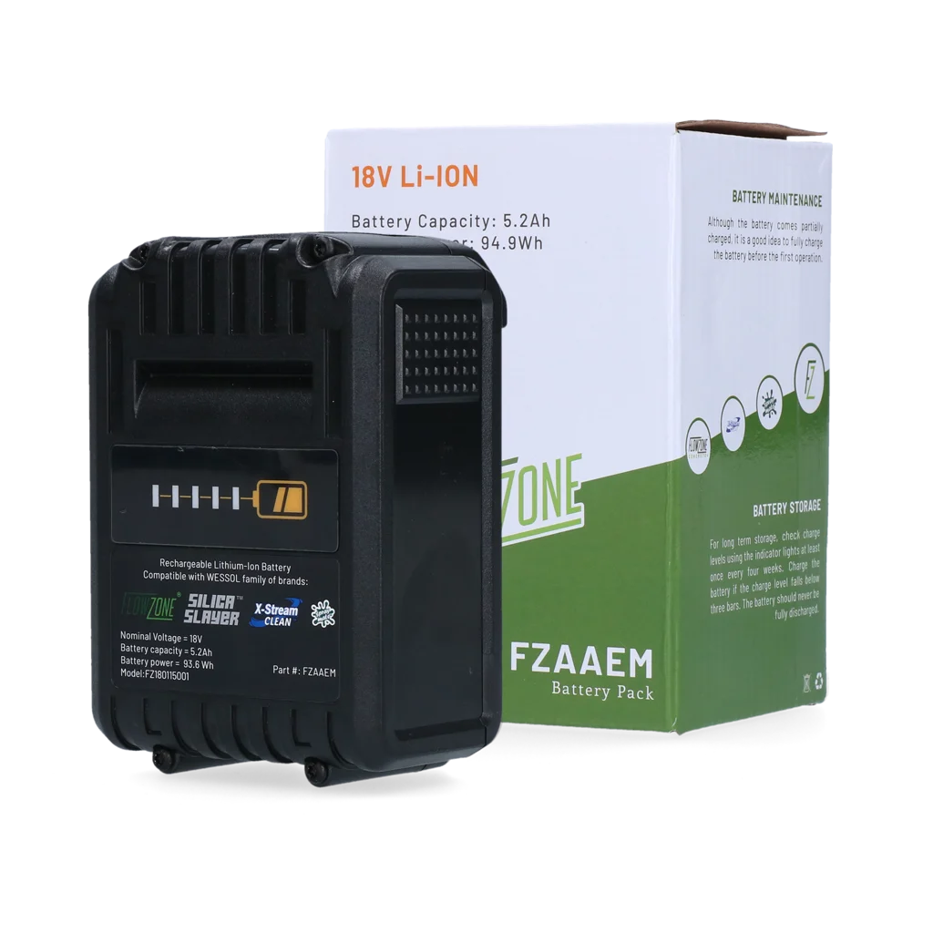 Accu voor Rugspuit en Trolleydrukspuit, 18 V en 5,2 Ah – FlowZone Concrete - Afbeelding 1