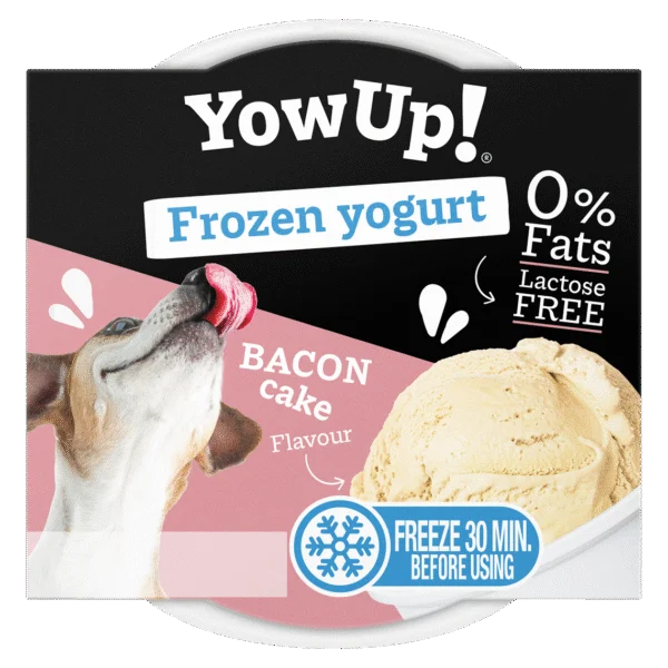 Yoghurtsnack voor Honden en Katten om te Bevriezen, Bacon Cake, 110 g – YowUp! Frozen Yoghurt Bacon Cake