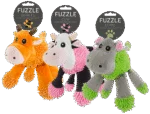 Hondenknuffel Nijlpaard met 5 Piepers, 22 x 22 cm – Fuzzle - Afbeelding 4