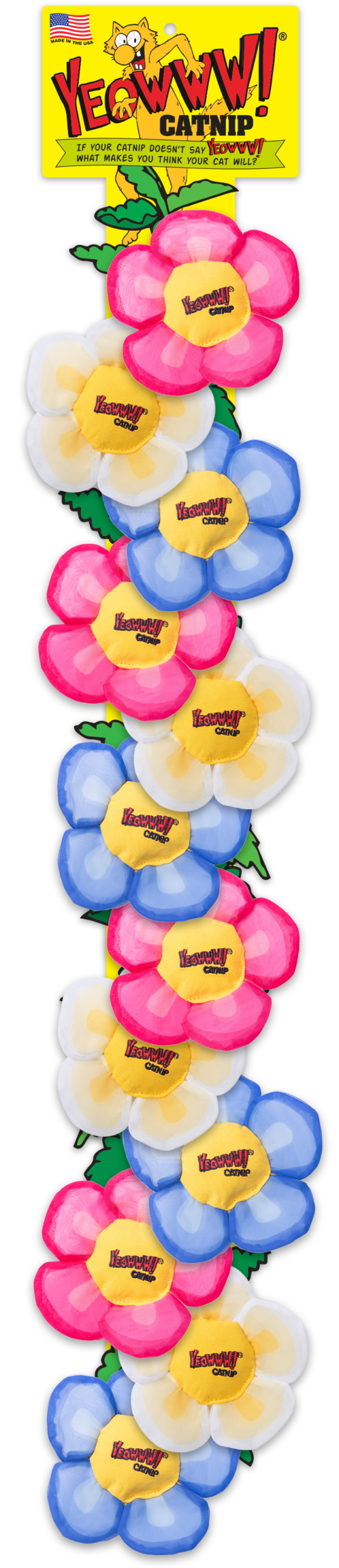 Displaystrip met 12 speelbloemen – Yeowww! Daisy’s Flower Tops Displaystrip met 12 speelbloemen – Yeowww! Daisy’s Flower Tops