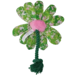 Hondenknuffel Bloem met Touw M – Garden Paws Flower Summer Shrubs M - Afbeelding 3