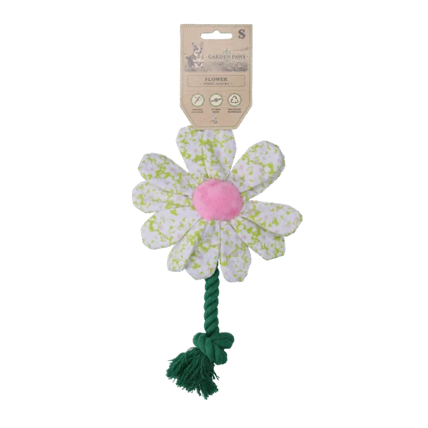 Hondenknuffel Bloem met Touw, S – Garden Paws Flower Spring Sakura