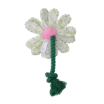 Hondenknuffel Bloem met Touw, S – Garden Paws Flower Spring Sakura - Afbeelding 3