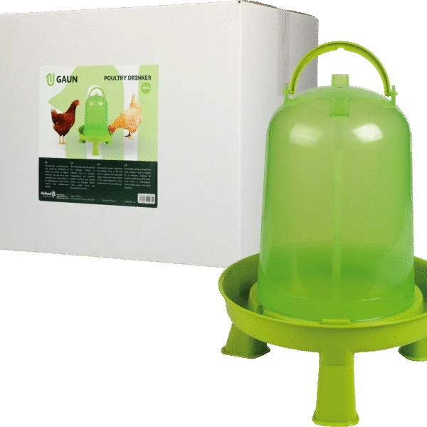 Drinktoren voor Pluimvee op Pootjes, Limoengroen 10 l – Gaun