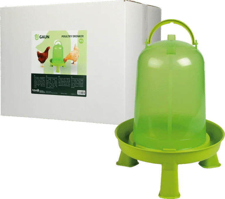 Drinktoren voor Pluimvee op Pootjes, Limoengroen 10 l – Gaun