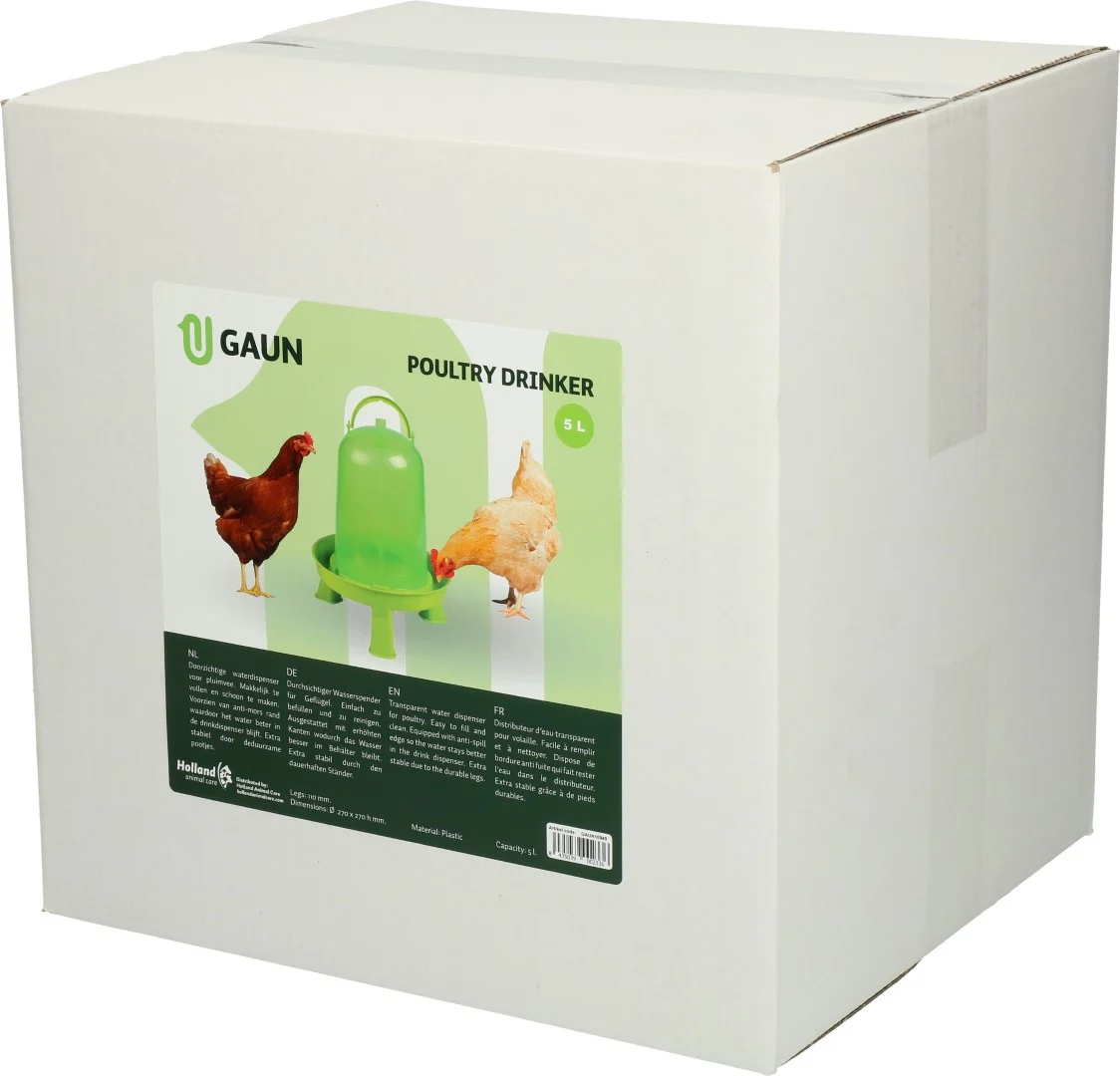 Drinktoren voor Pluimvee op Pootjes, Limoengroen 5 l – Gaun - Afbeelding 3