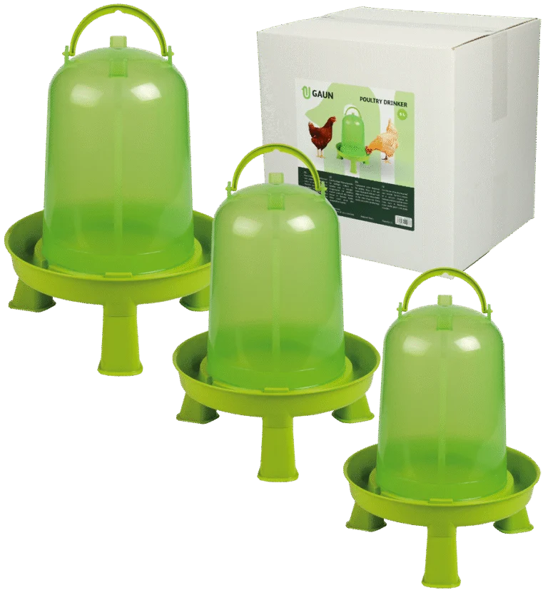 Drinktoren voor Pluimvee op Pootjes, Limoengroen 1,5 l – Gaun