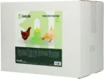 Voertoren voor Pluimvee van Transparant Biokunststof, Limoengroen, 2 kg – Gaun Bio Green Lemon - Afbeelding 4