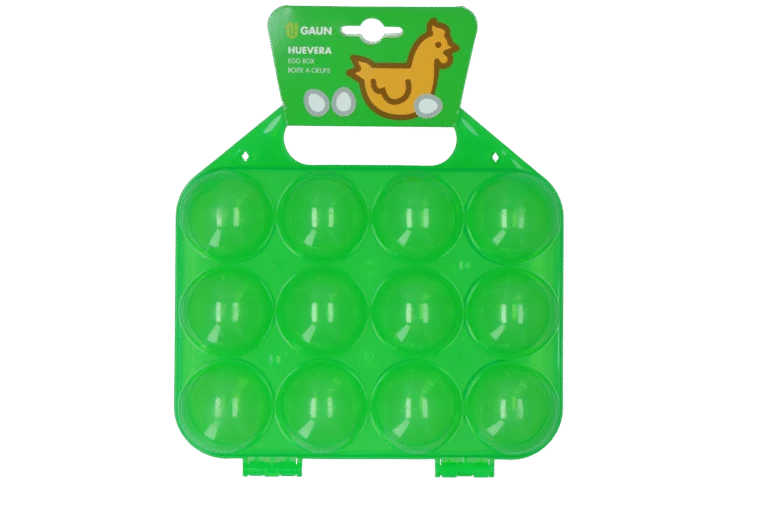 Eiertray voor 12 Eieren, Limoengroen, 18 x 13 cm – Gaun