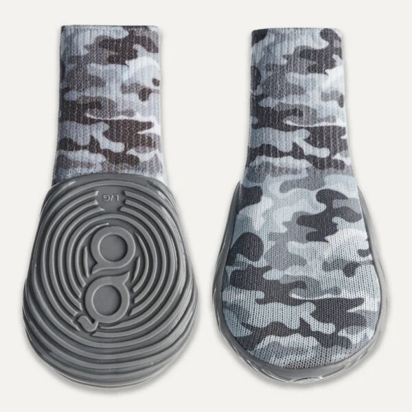 Hondenschoenen met Antislipzool, Waterdicht, Maat XXS, Camouflage en Grijs, 2 Stuks – Goo-eez Ultras