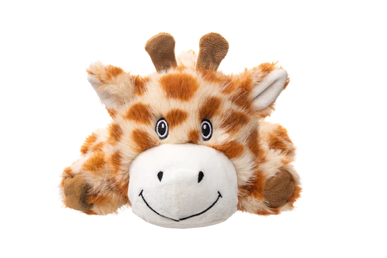 Hondenknuffel van Pluche met Stevige Naden – Growl Snugglez Glen de Giraffe - Afbeelding 2
