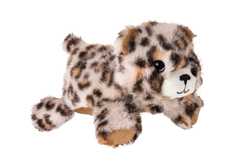 Hondenknuffel van Pluche met Stevige Naden – Growl Snugglez Larry het Luipaard - Afbeelding 3