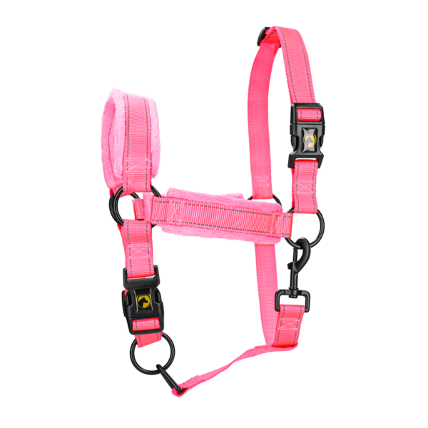 Halster met Fleece en Reflecterende Details, Roze M – Excellent Superior