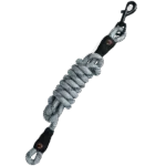 Halstertouw met Reflecterende Details, Grijs, 2 m – Excellent Exclusive Reflective - Afbeelding 2