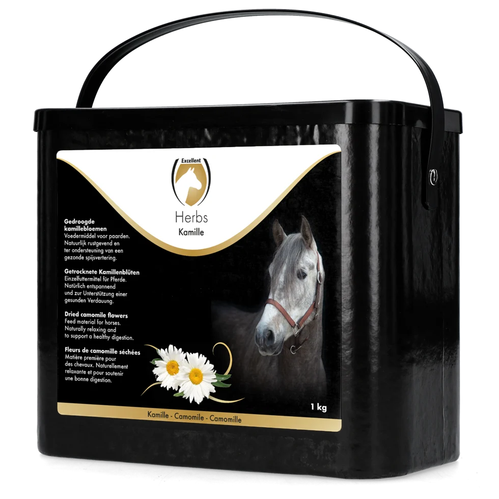 Kamille voor Paarden, ter Ontspanning, 1 kg – Excellent Horse Herbs Kamille - Afbeelding 1
