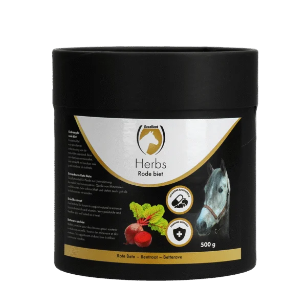 Rode Biet voor Paarden, met Mineralen en Vitaminen, 500 g – Excellent Horse Herbs Rode Biet