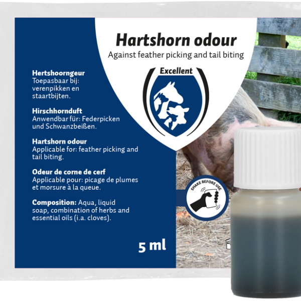 Afweermiddel voor Kippen en Varkens – Excellent Hertshoorngeur