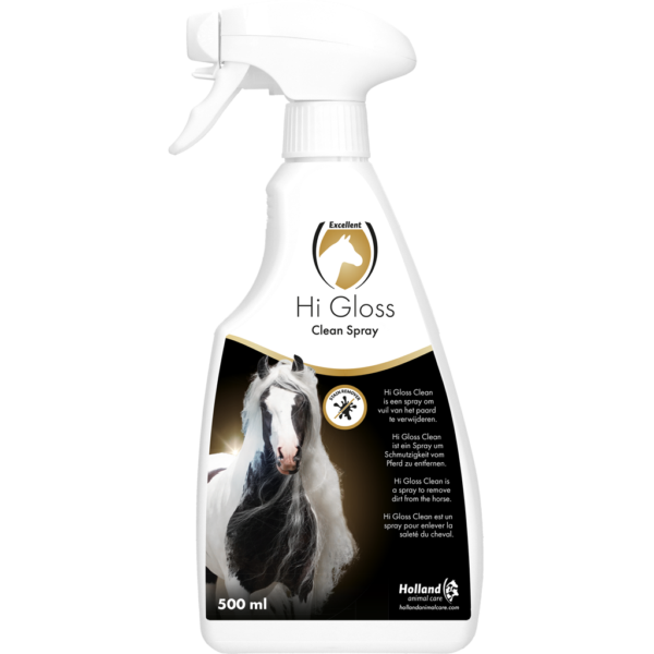Droogshampoo voor Paarden met Conditioner, 500 ml – Excellent Horse Hi Gloss Clean Spray