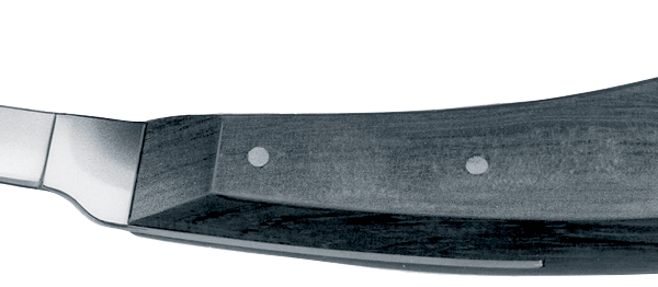 Hoefmes Smal met Zwart Ebbenhouten Handvat VC 310 "R"