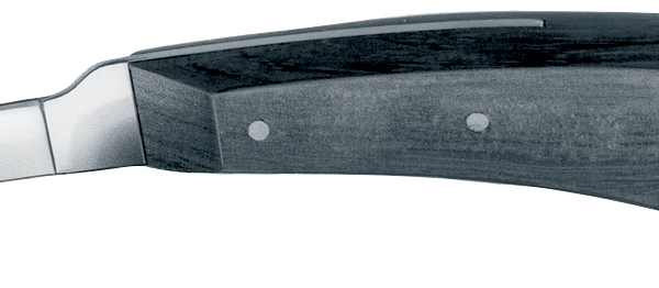 Hoefmes Smal met Zwart Ebbenhouten Handvat VC 311 "L"