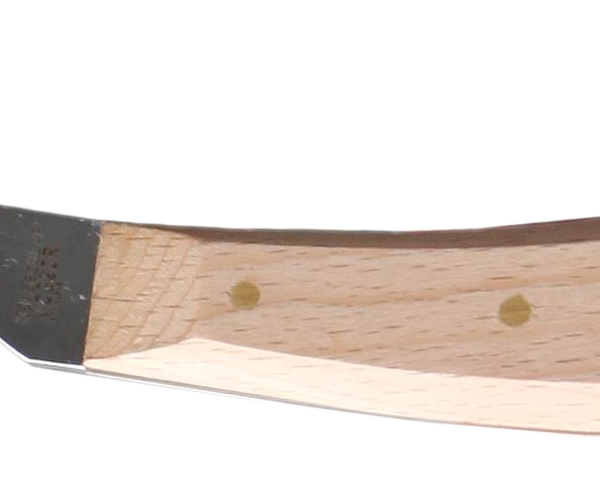 Hoefmes Smal met Lichtbruin Handvat, Extra Nageslepen VC 320 "R"