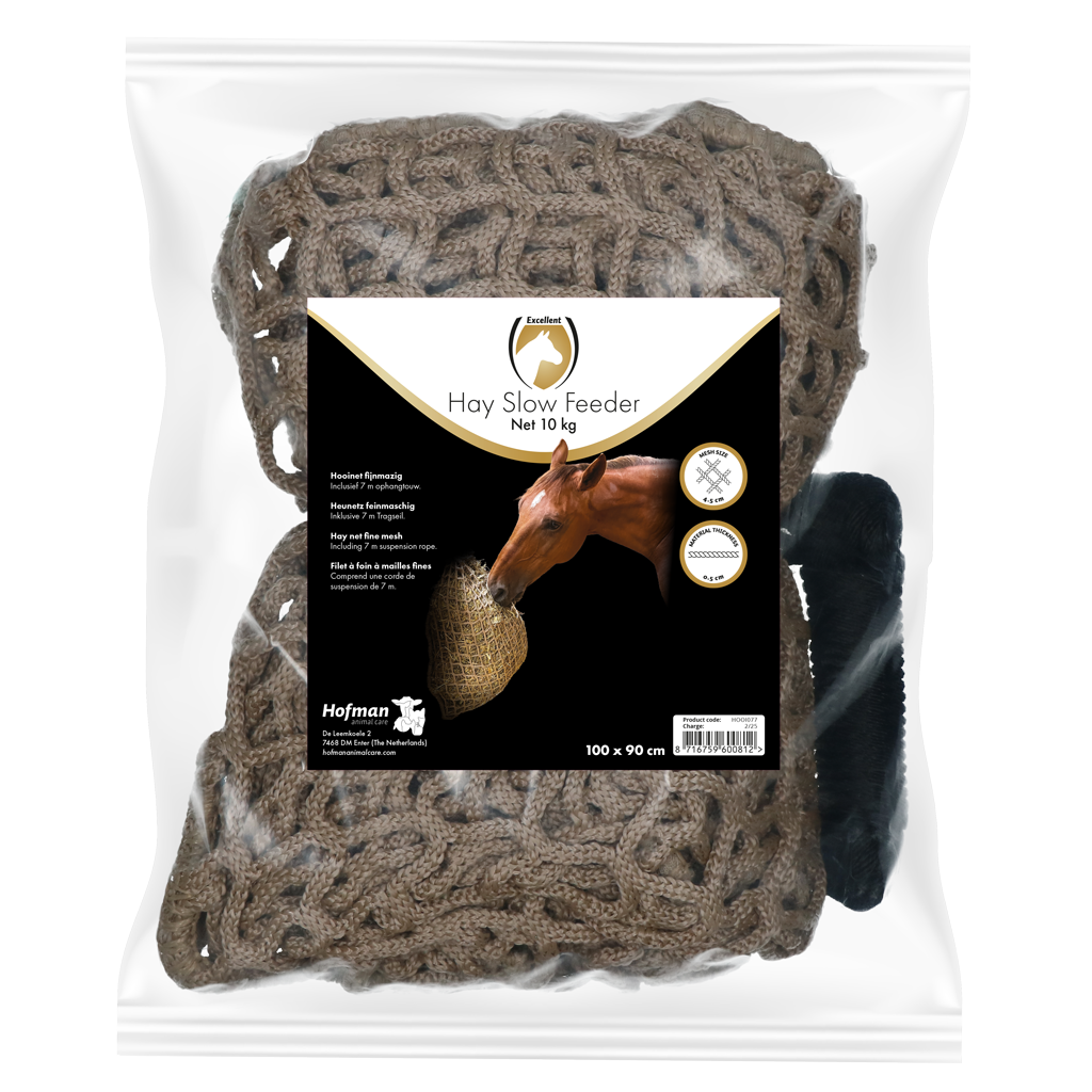 Slowfeeder Hooinet voor Paarden, 10 kg, Maaswijdte 45 mm – Hay Slow Feeder Net Slowfeeder Hooinet voor Paarden, 10 kg, Maaswijdte 45 mm – Hay Slow Feeder Net