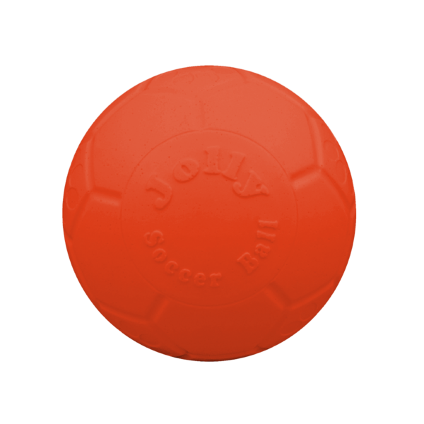 Hondenbal Drijvend Oranje, 10 cm – Jolly Pets Mini Soccer Ball