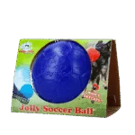 Hondenbal Drijvend Blauw, 15 cm – Jolly Pets Soccer Ball