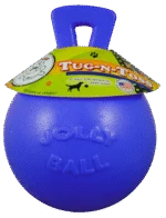 Drijvende Hondenbal Blauw M (15 cm) – Jolly Pets Tug-n-Toss