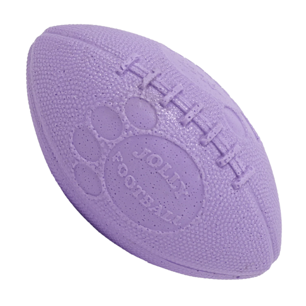 Rugbybal voor Honden Lichtpaars, 22 x 12 cm – Jolly Pets Football
