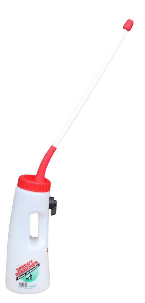 Kalverdrinkfles met Sondeslang van 48 cm, 2,5 l – Shoof Speedy Drencher - Afbeelding 1