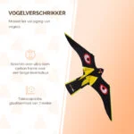 Vlieger voor Vogelwering met 7 m Glasfibermast – Knock Pest Bird Bouncer - Afbeelding 2
