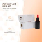 Geurset tegen Muizen en Ratten, 30 ml Vloeistof en 2 Doosjes – Knock Pest Stay Away Muis Home Set - Afbeelding 2