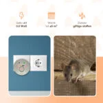 Ultrasone Ongedierteverjager op Netstroom, tot 46 m² – Knock Pest Ultrasonic Pest Repeller Home - Afbeelding 6