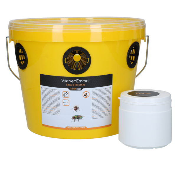 Vliegenemmer met 240 g Lokstof – Knock Pest FlyNip VliegenEmmer