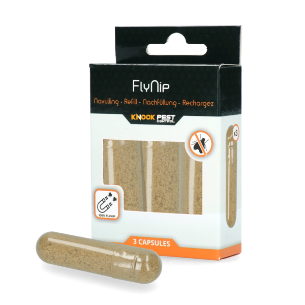 Vliegenlokstof in 3 Capsules – Knock Pest FlyNip Refill
