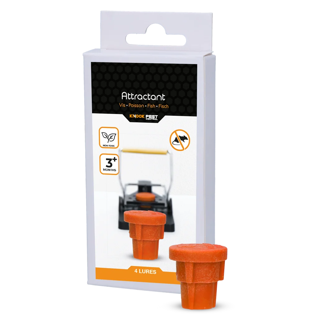 Lokmiddel voor Muizen en Ratten met Visaroma, 4 Stuks – Knock Pest Attractant - Afbeelding 1