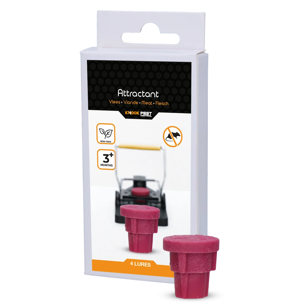 Lokmiddel voor Muizen en Ratten met Vleesaroma, 4 Stuks – Knock Pest Attractant - Afbeelding 1
