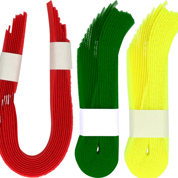 Koeherkenningsband met Klittenband, Rood, 10 Stuks