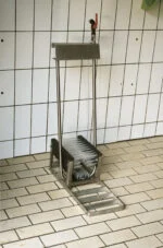 Laarzenreiniger van RVS met 3 Borstels, Laag Model – Vink - Afbeelding 2