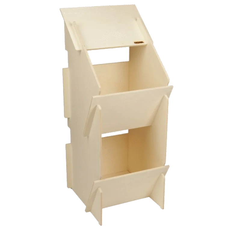 Houten Legnest voor Kippen met 2 Vakken, Binnenmaat 27 x 31 cm – Kerbl Duo