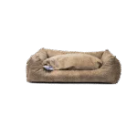 Hondenmand met Uitneembaar Kussen L Taupe – Let's Sleep Sweet Dreams