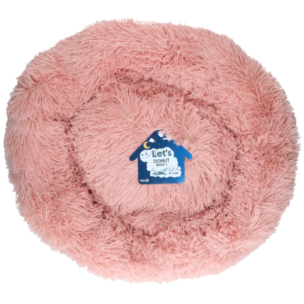 Hondenmand in Donutvorm, Roze L, ø 60 cm – Let's Sleep Donut