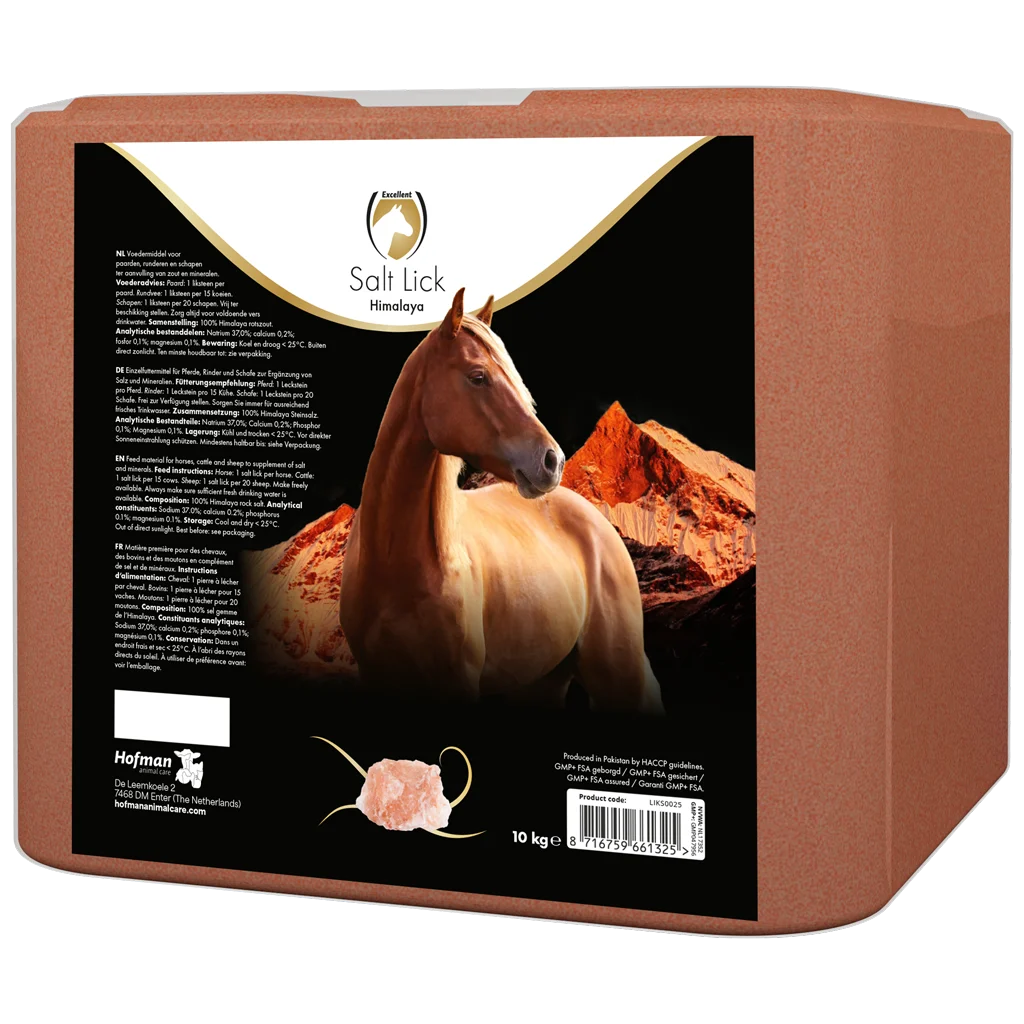 LIKS0025.png Liksteen van Himalayazout voor Paarden, 10 kg – Excellent Horse Salt Lick Himalaya - Afbeelding 1