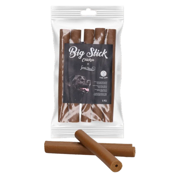 Hondensnack in Zachte Sticks met Kip, 5 Stuks – Luna's Choice Big Stick