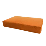 Orthopedisch Hondenkussen met Traagschuim Oranje S, 45 x 55 x 12 cm – Madison Orthopedisch Kussen Velvet - Afbeelding 2
