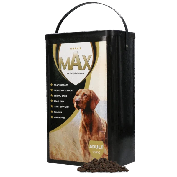 Graanvrij Hondenvoer met Zalm, 10 kg – Max Adult