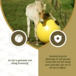 Speelbal voor Paarden Geel, 75 cm – Maximus Power Play Ball - Afbeelding 6